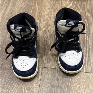 Nike Air Jordan Kids' Navy and White Sneakers
